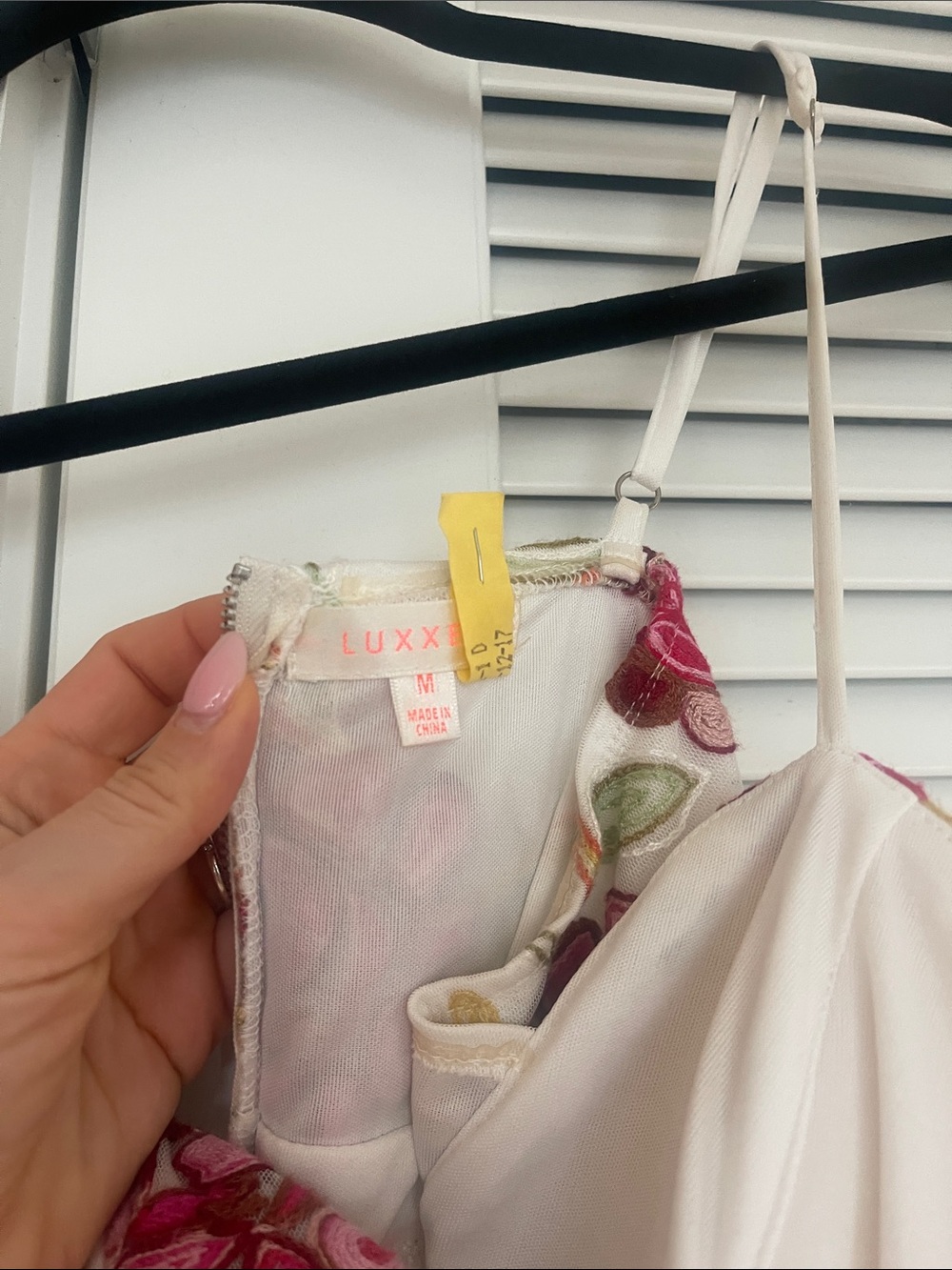 Floral Embroidered Mini Dress - Picture 2 of 5